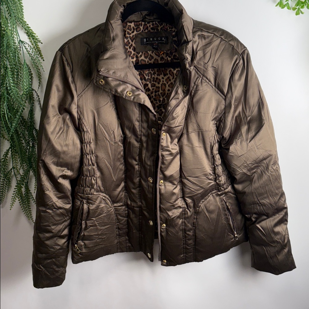 Giacca Leopard Print Jacket